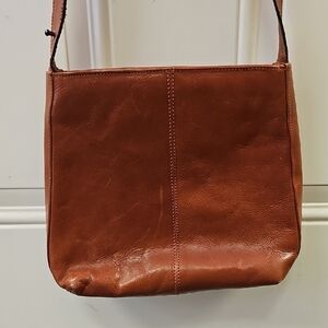 Brown, Leather, Shoulder, Bag, Italy, Casual, Travel, Vacation, Office, School
